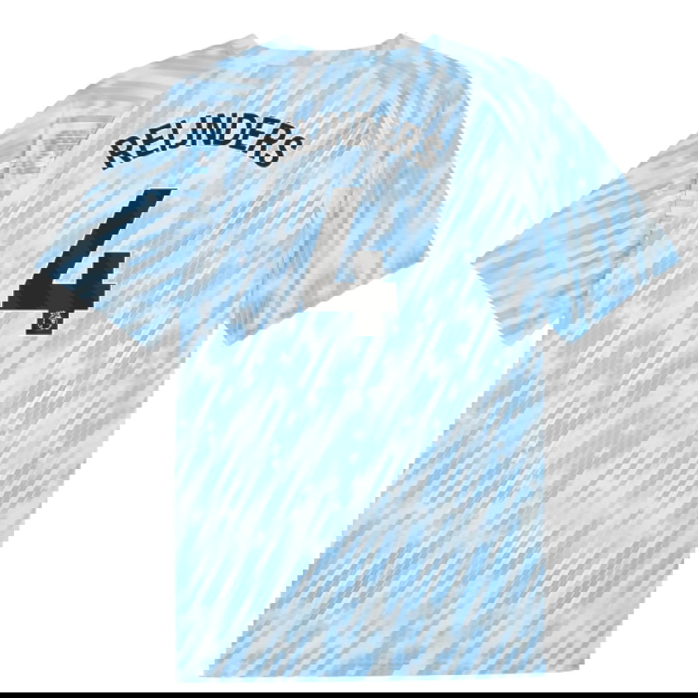 2025-2026 Man City Warm Up Jersey (Silver Sky) (Reijnders 4)