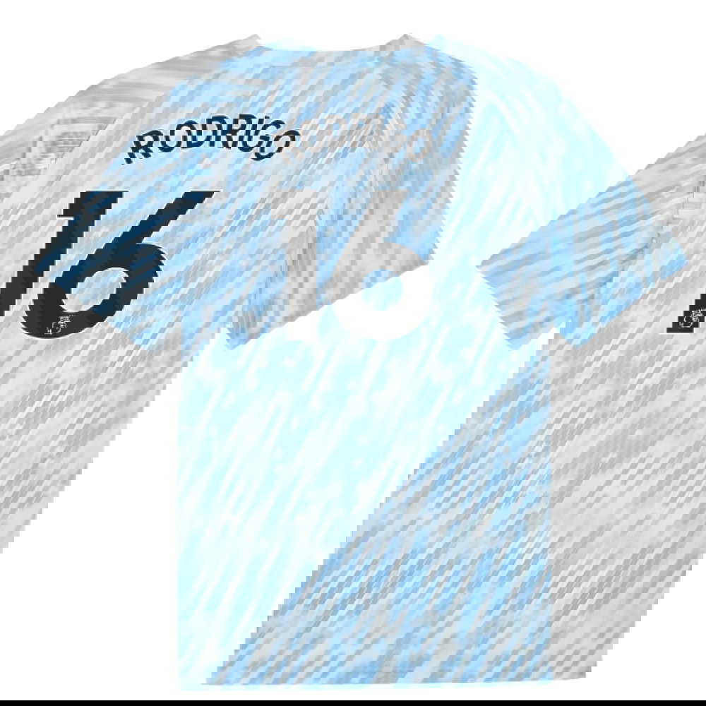 2025-2026 Man City Warm Up Jersey (Silver Sky) (Rodrigo 16)