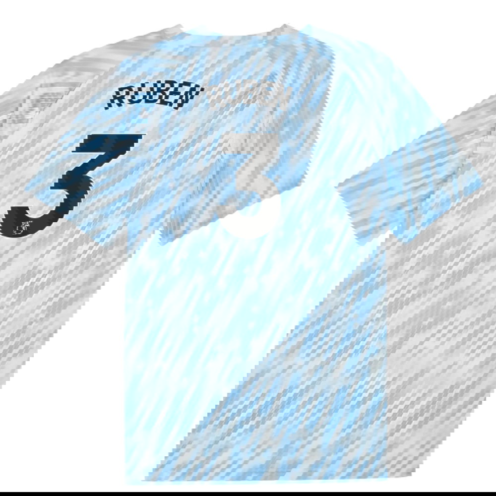 2025-2026 Man City Warm Up Jersey (Silver Sky) (Ruben 3)
