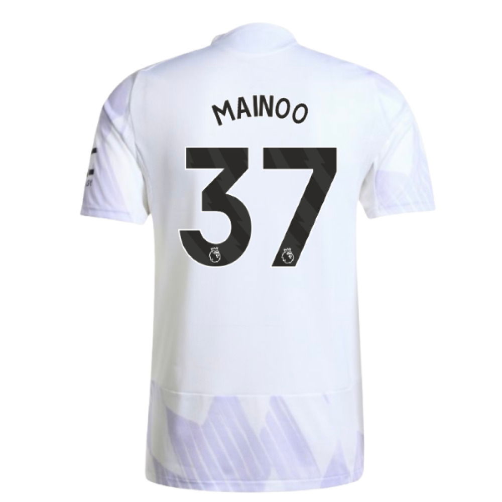 2025-2026 Man Utd Authentic Away Shirt (Mainoo 37)