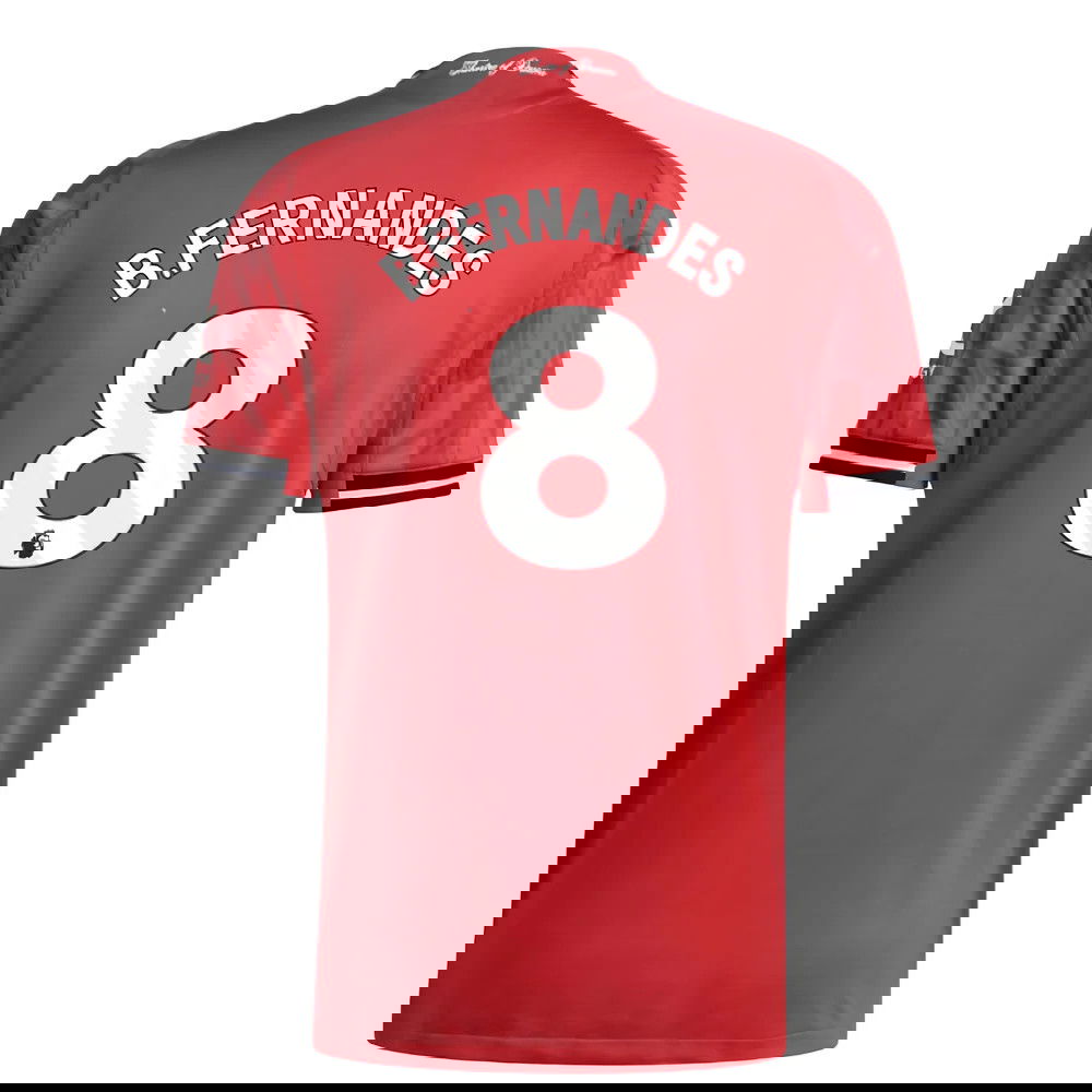 2025-2026 Man Utd Authentic Home Shirt (B.Fernandes 8)