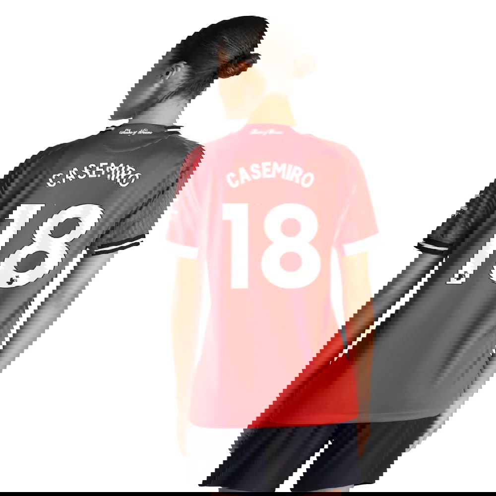 2025-2026 Man Utd Authentic Home Shirt (Womens) (Casemiro 18)