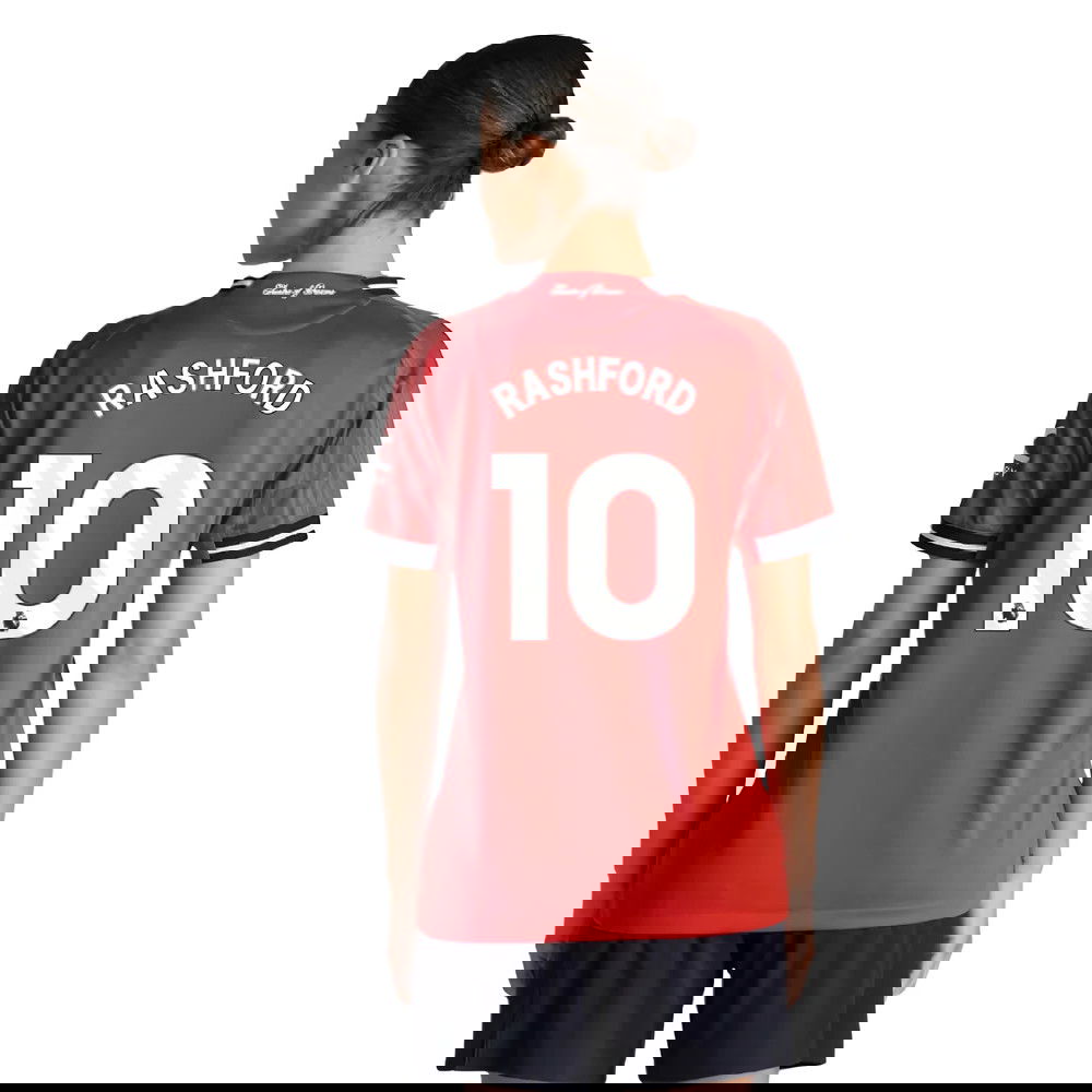 2025-2026 Man Utd Authentic Home Shirt (Womens) (Rashford 10)
