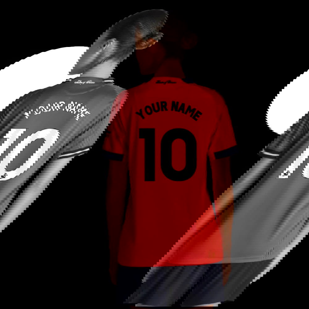 2025-2026 Man Utd Authentic Home Shirt (Womens) (Your Name)