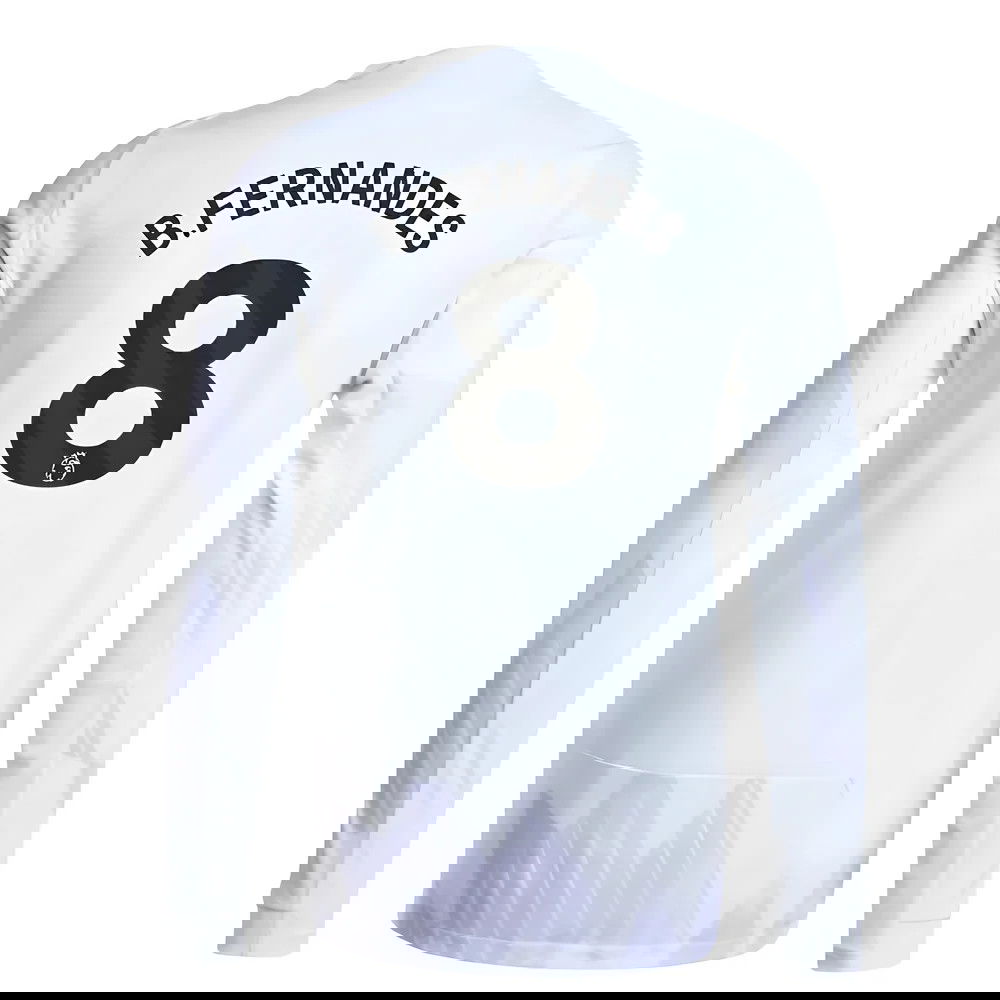 2025-2026 Man Utd Authentic Long Sleeve Away Shirt (B.Fernandes 8)