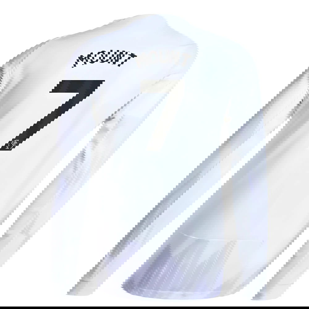 2025-2026 Man Utd Authentic Long Sleeve Away Shirt (Mount 7)