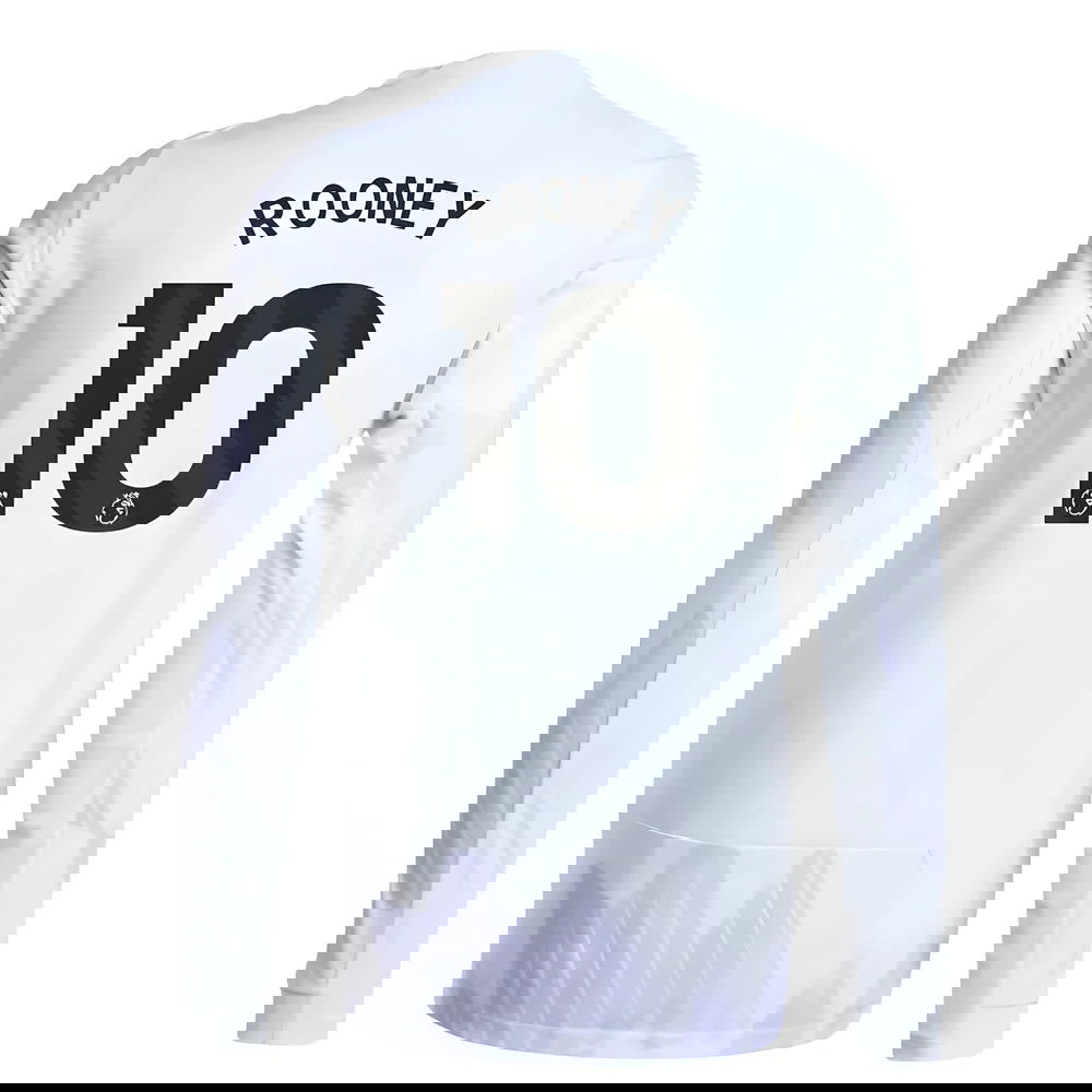 2025-2026 Man Utd Authentic Long Sleeve Away Shirt (Rooney 10)