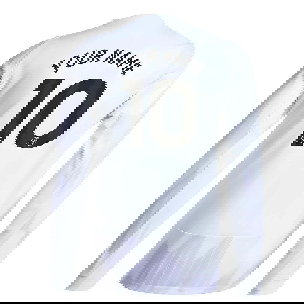 2025-2026 Man Utd Authentic Long Sleeve Away Shirt (Your Name)