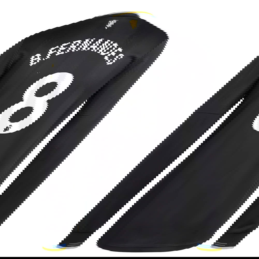 2025-2026 Man Utd Authentic Long Sleeve Third Shirt (B.Fernandes 8)