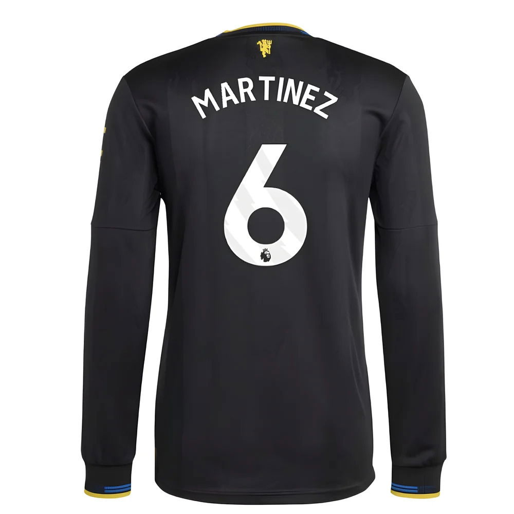 2025-2026 Man Utd Authentic Long Sleeve Third Shirt (Martinez 6)