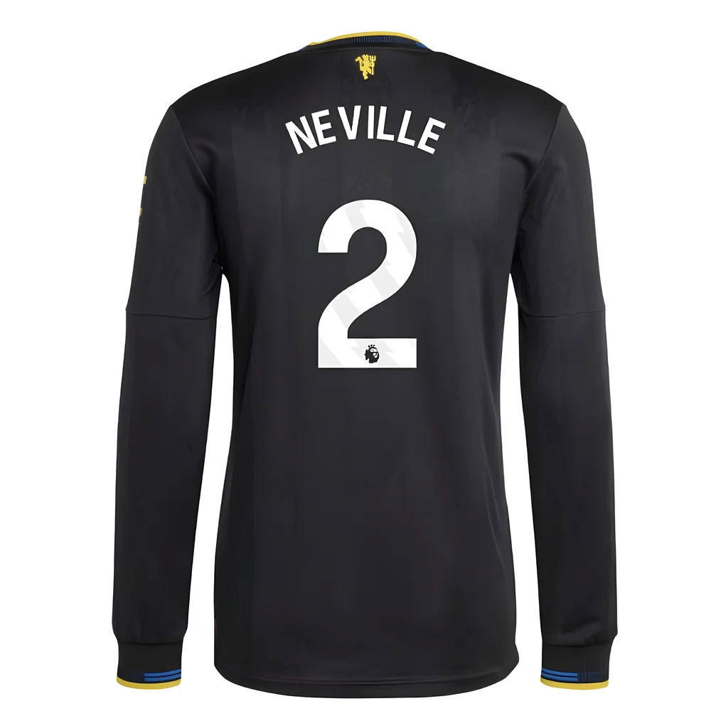 2025-2026 Man Utd Authentic Long Sleeve Third Shirt (Neville 2)