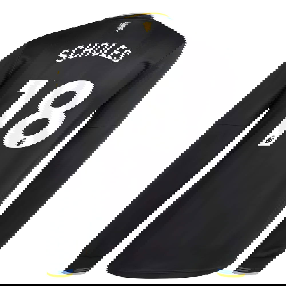 2025-2026 Man Utd Authentic Long Sleeve Third Shirt (Scholes 18)