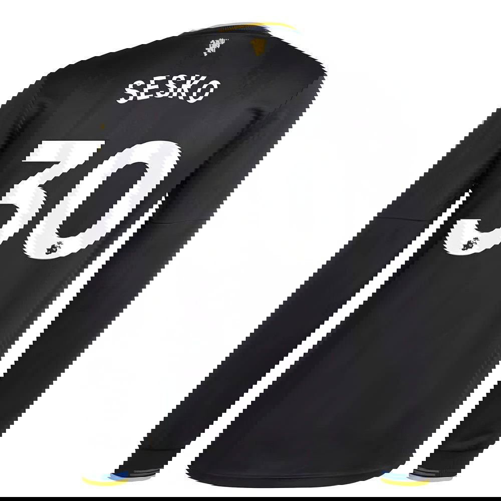 2025-2026 Man Utd Authentic Long Sleeve Third Shirt (Sesko 30)