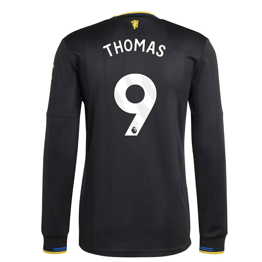2025-2026 Man Utd Authentic Long Sleeve Third Shirt (Thomas 9)
