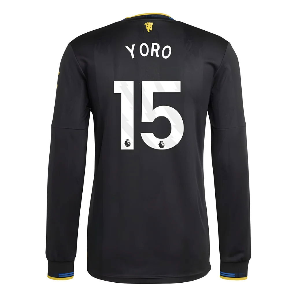 2025-2026 Man Utd Authentic Long Sleeve Third Shirt (Yoro 15)