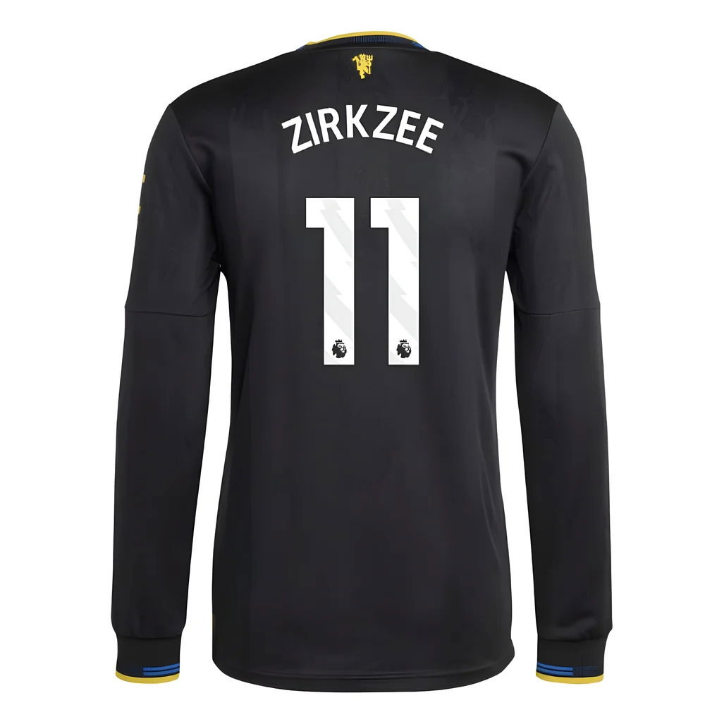 2025-2026 Man Utd Authentic Long Sleeve Third Shirt (Zirkzee 11)