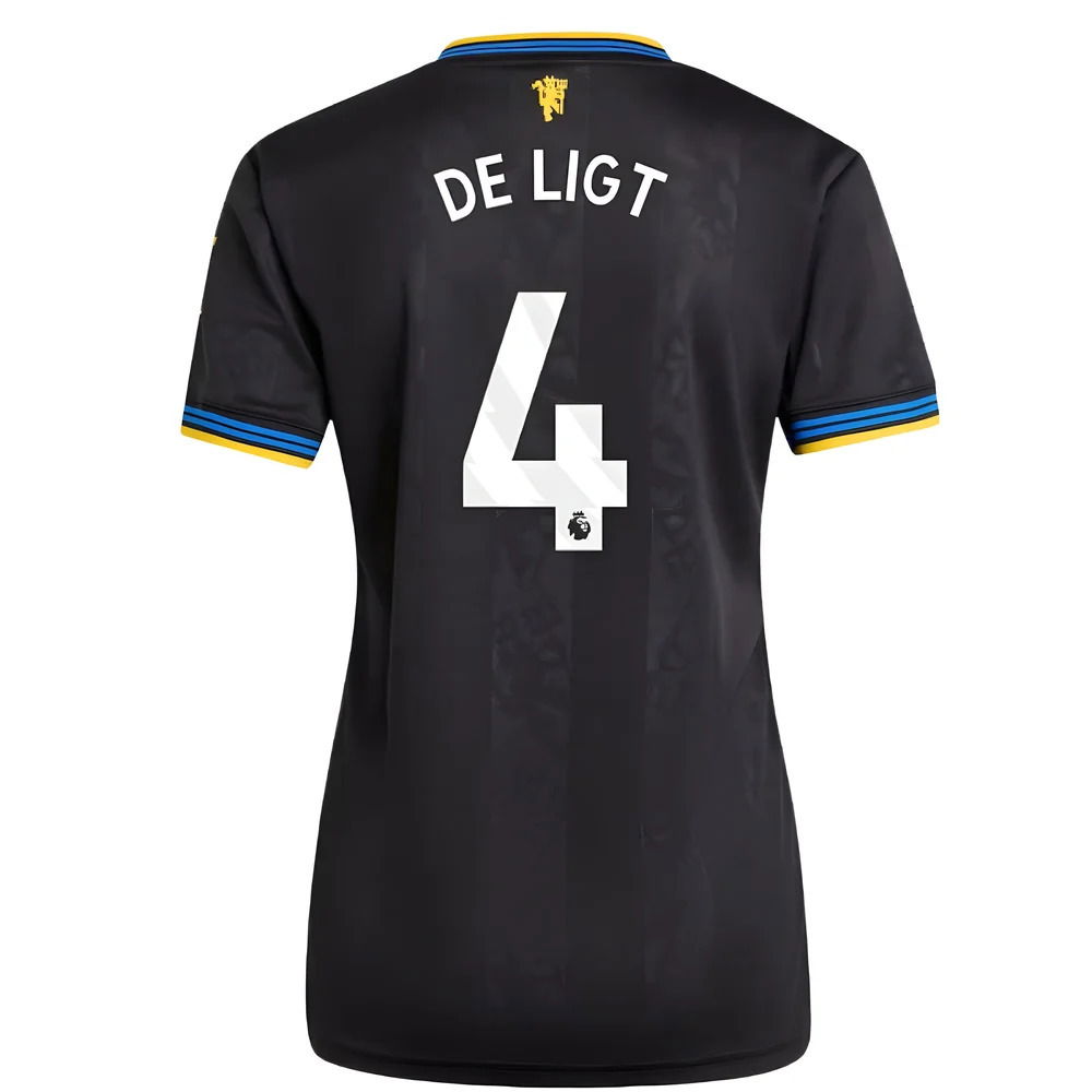 2025-2026 Man Utd Authentic Third Shirt (Womens) (De Ligt 4)