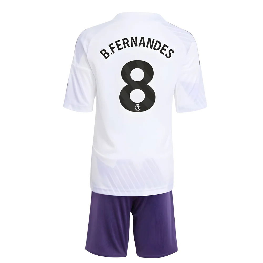 2025-2026 Man Utd Away Mini Kit (B.Fernandes 8)