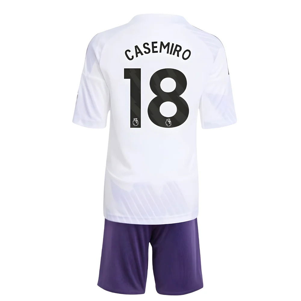 2025-2026 Man Utd Away Mini Kit (Casemiro 18)