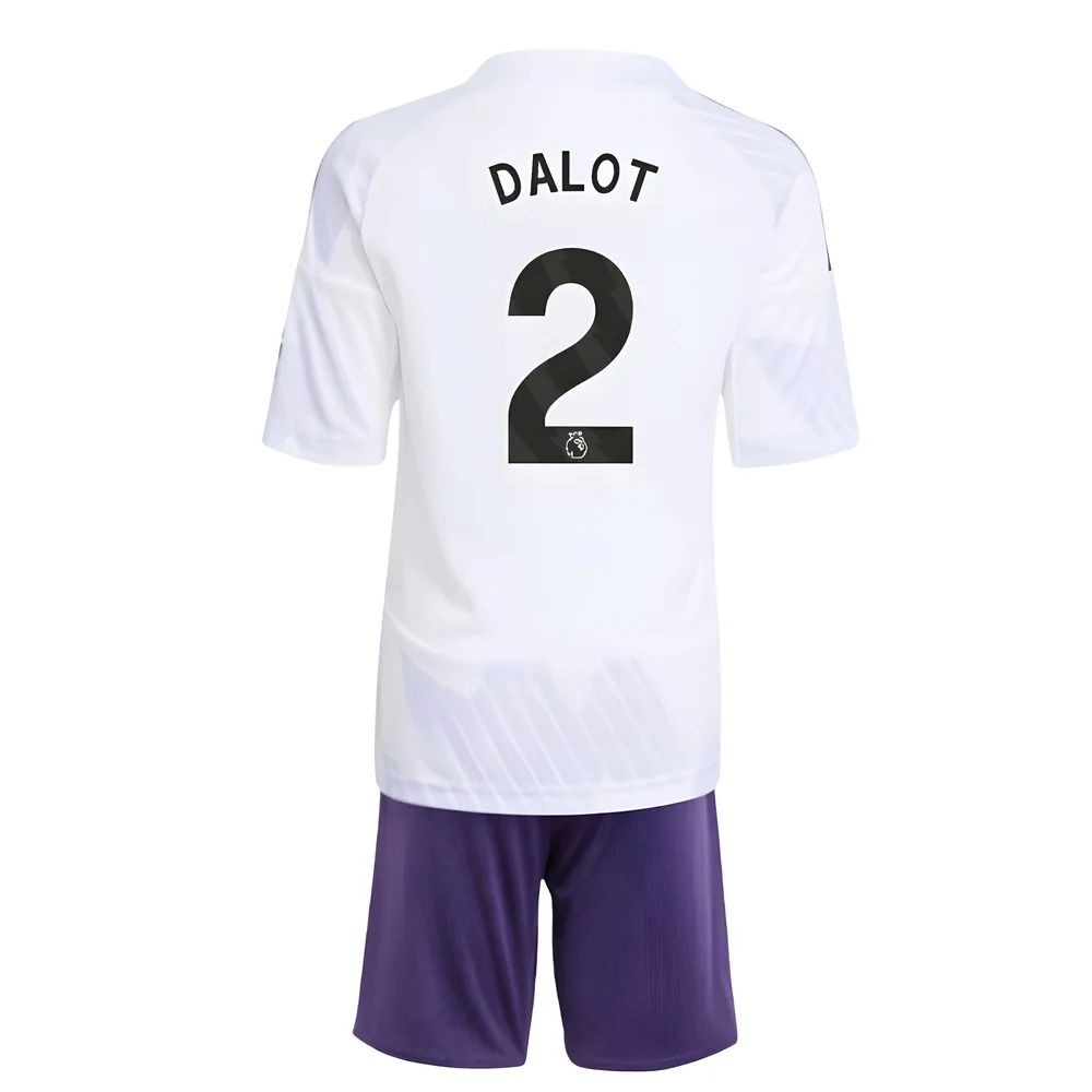 2025-2026 Man Utd Away Mini Kit (Dalot 2)