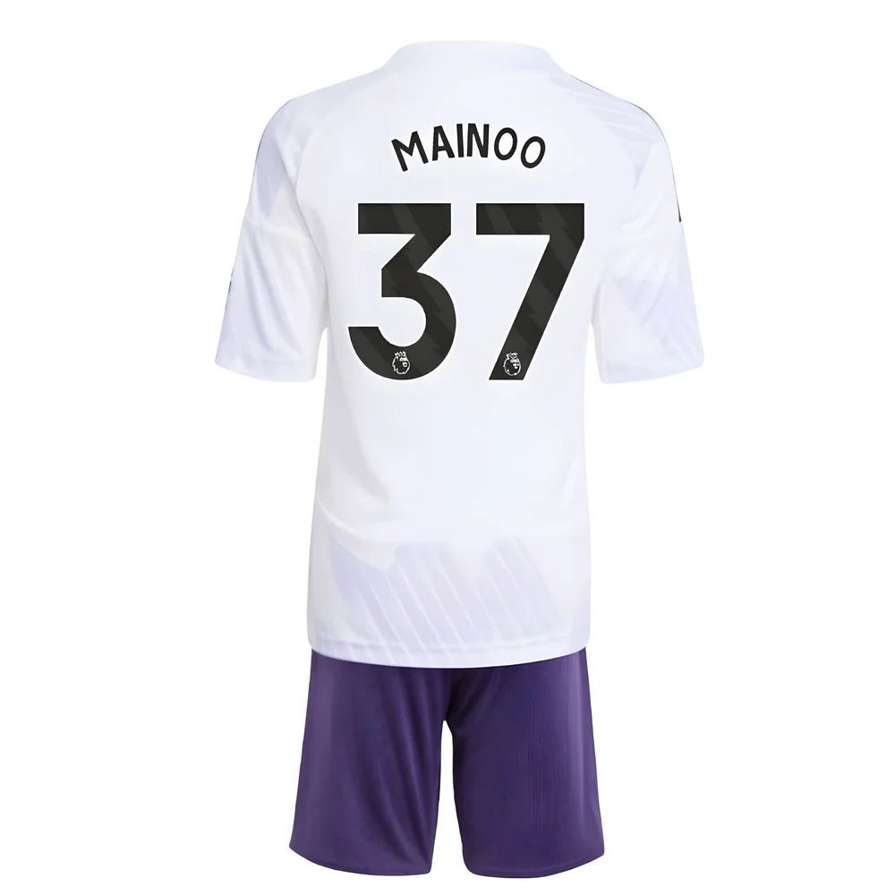 2025-2026 Man Utd Away Mini Kit (Mainoo 37)