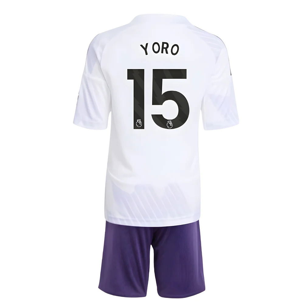 2025-2026 Man Utd Away Mini Kit (Yoro 15)
