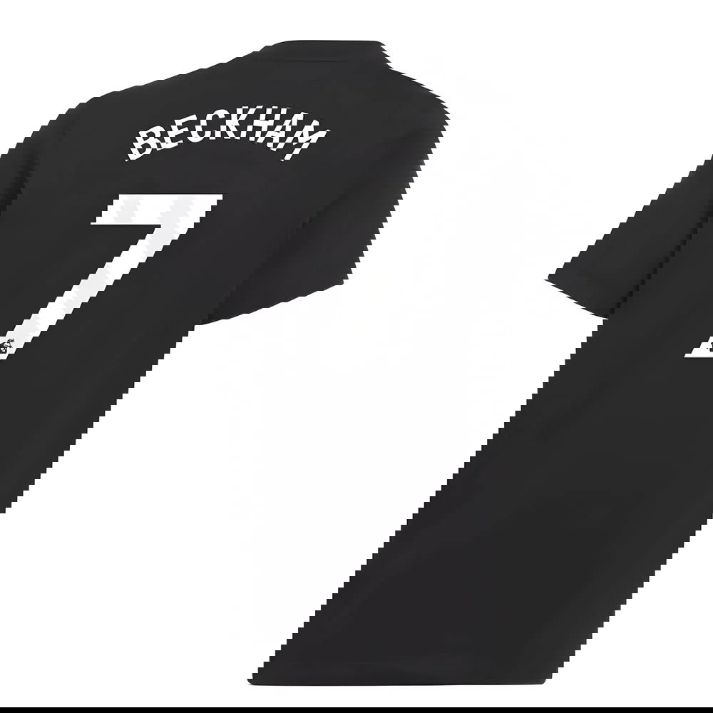 2025-2026 Man Utd EU Training Tee (Black) (Beckham 7)