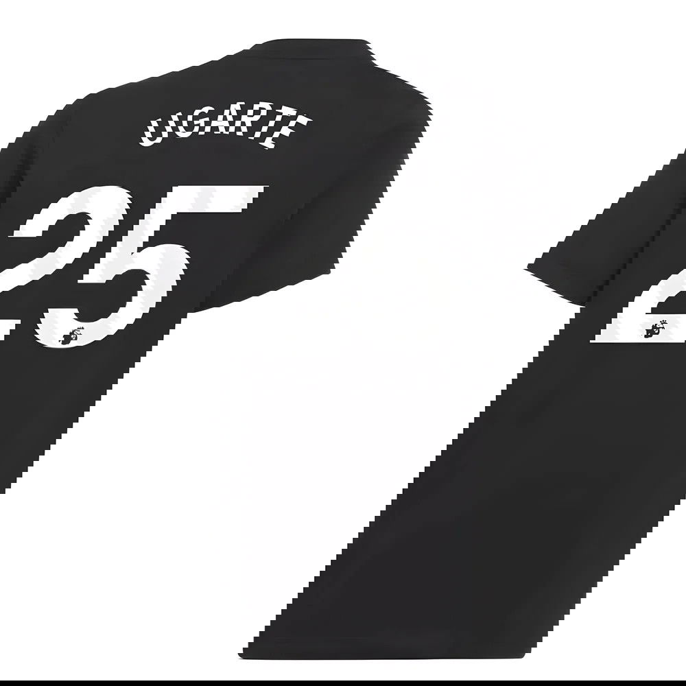 2025-2026 Man Utd EU Training Tee (Black) (Ugarte 25)