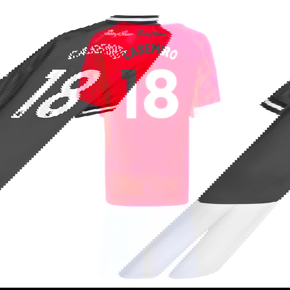 2025-2026 Man Utd Home Mini Kit (Casemiro 18)