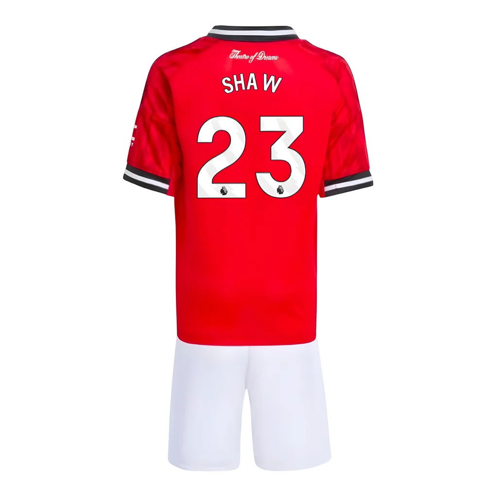 2025-2026 Man Utd Home Mini Kit (Shaw 23)