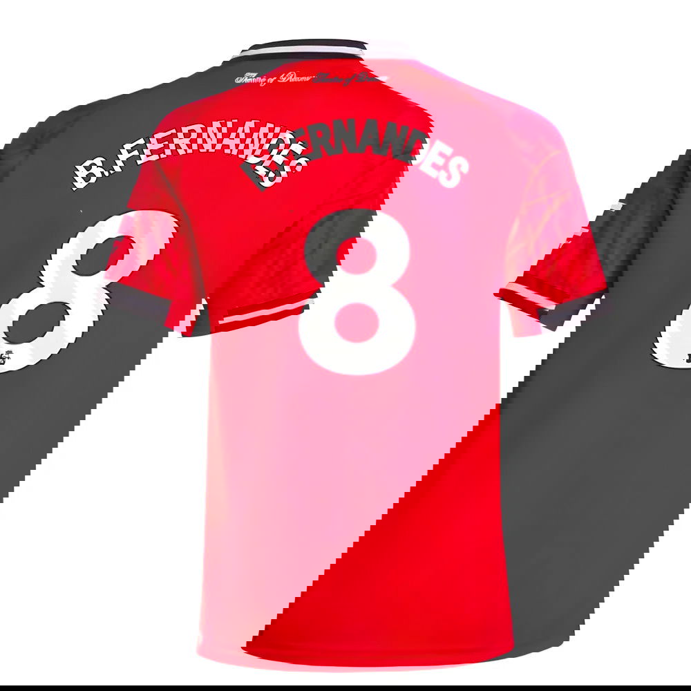 2025-2026 Man Utd Home Shirt (Kids) (B.Fernandes 8)