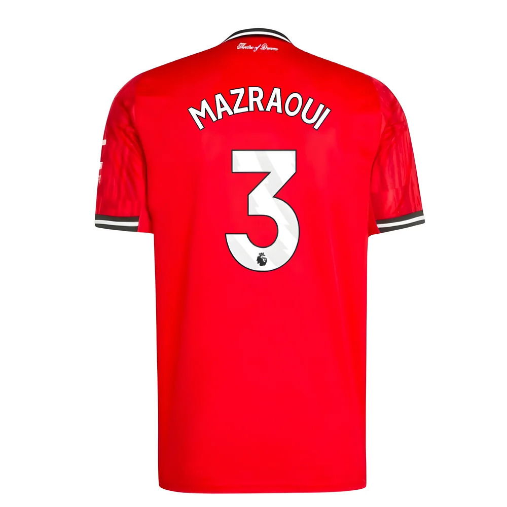 2025-2026 Man Utd Home Shirt (Mazraoui 3)