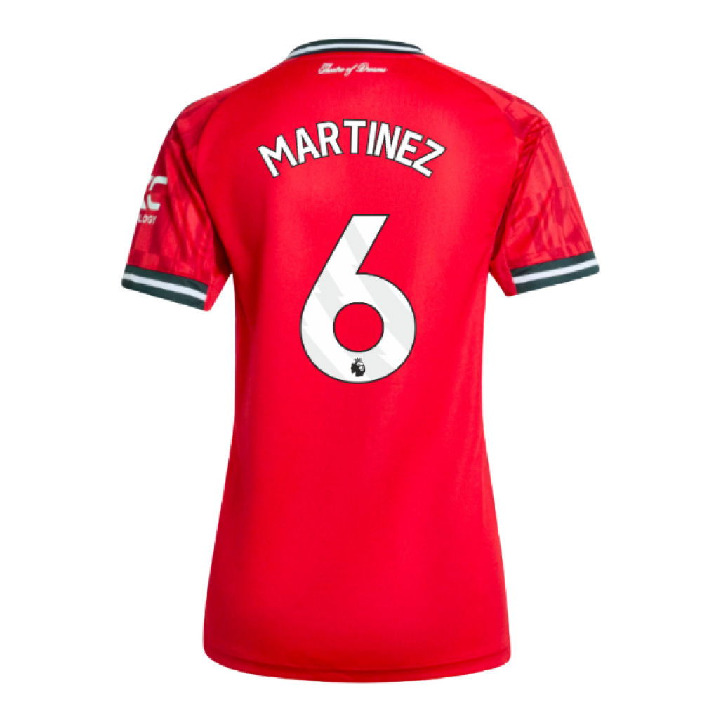 2025-2026 Man Utd Home Shirt (Womens) (Martinez 6)