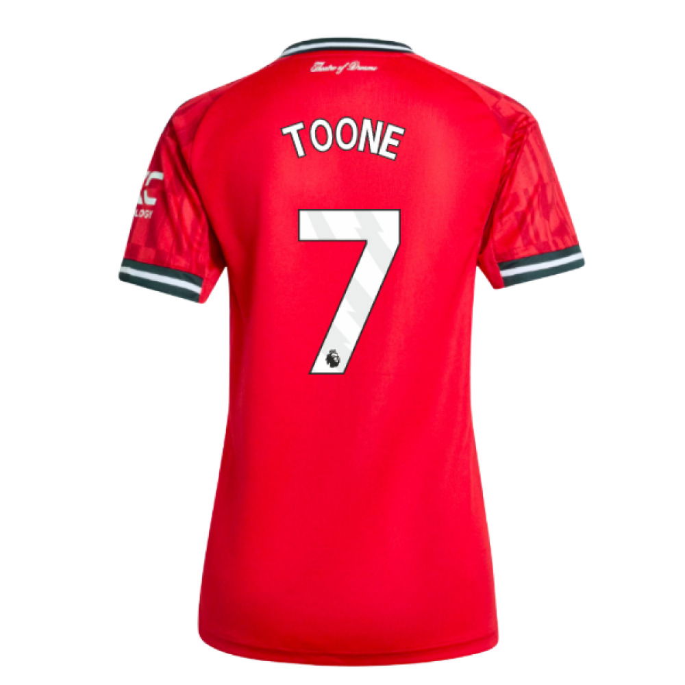 2025-2026 Man Utd Home Shirt (Womens) (Toone 7)