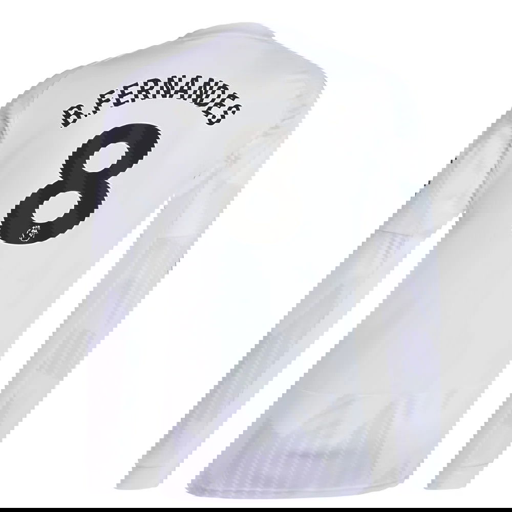 2025-2026 Man Utd Long Sleeve Away Shirt (B.Fernandes 8)