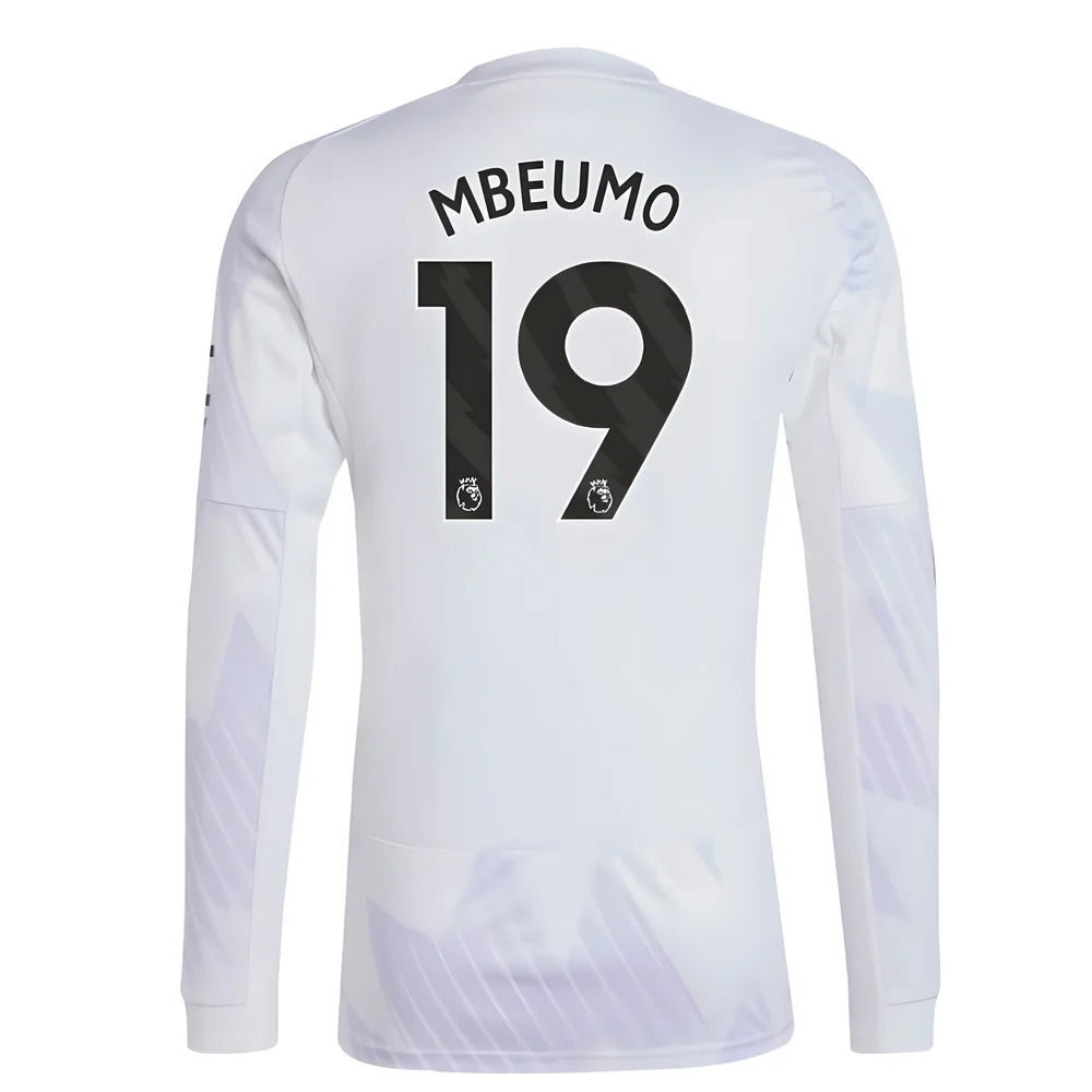 2025-2026 Man Utd Long Sleeve Away Shirt (Mbeumo 19)