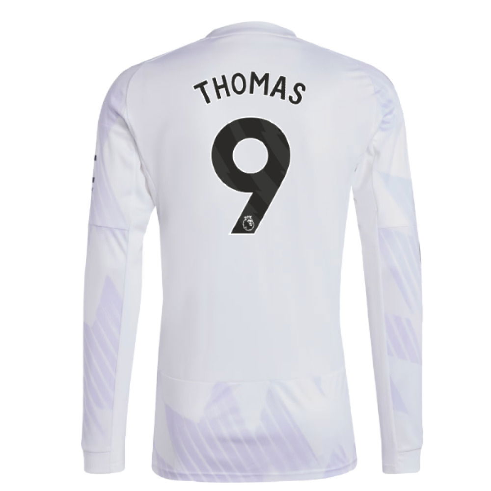 2025-2026 Man Utd Long Sleeve Away Shirt (Thomas 9)
