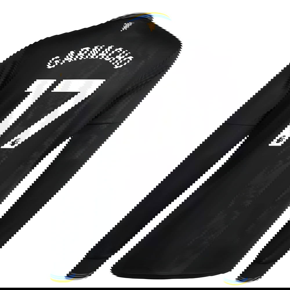 2025-2026 Man Utd Long Sleeve Third Shirt (Garnacho 17)