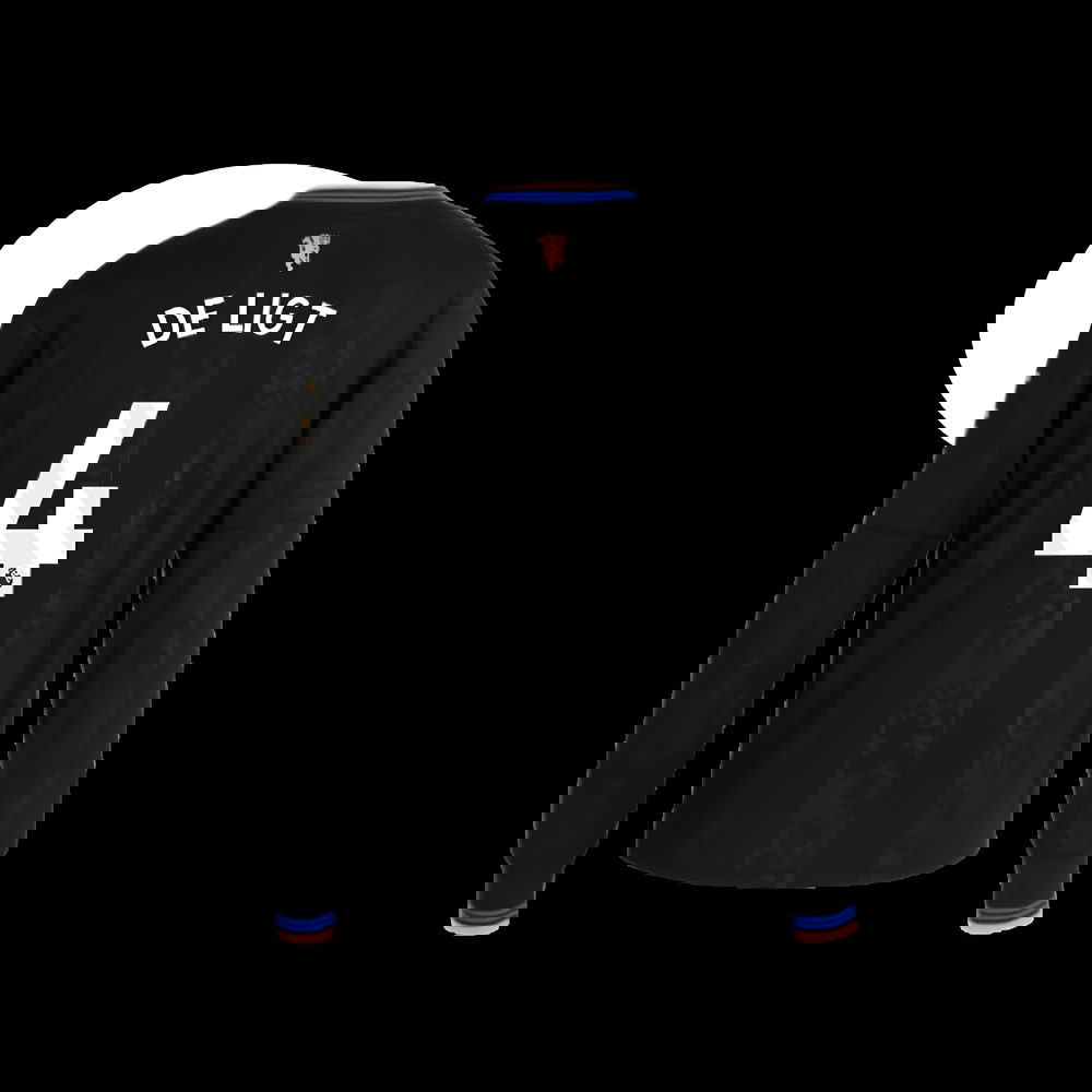 2025-2026 Man Utd Long Sleeve Third Shirt (Kids) (De Ligt 4)