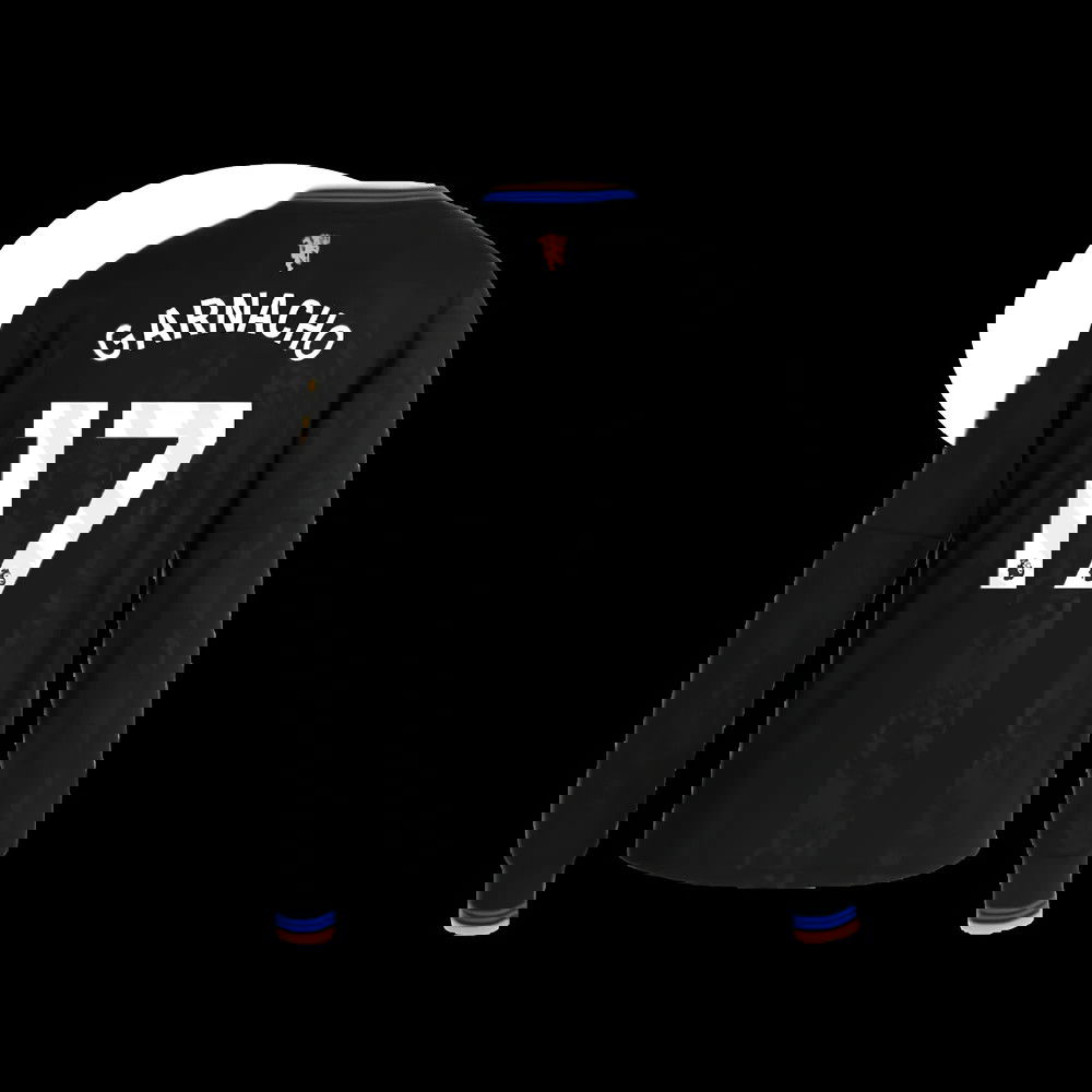 2025-2026 Man Utd Long Sleeve Third Shirt (Kids) (Garnacho 17)