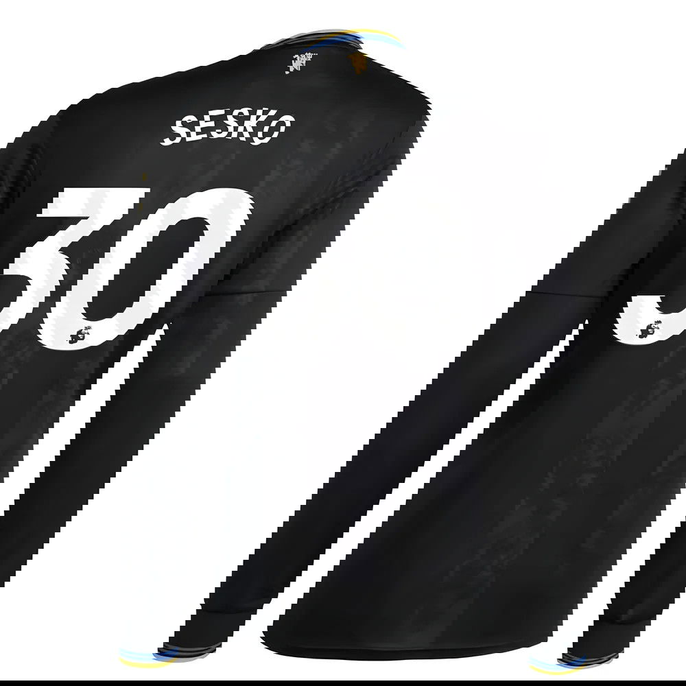 2025-2026 Man Utd Long Sleeve Third Shirt (Sesko 30)