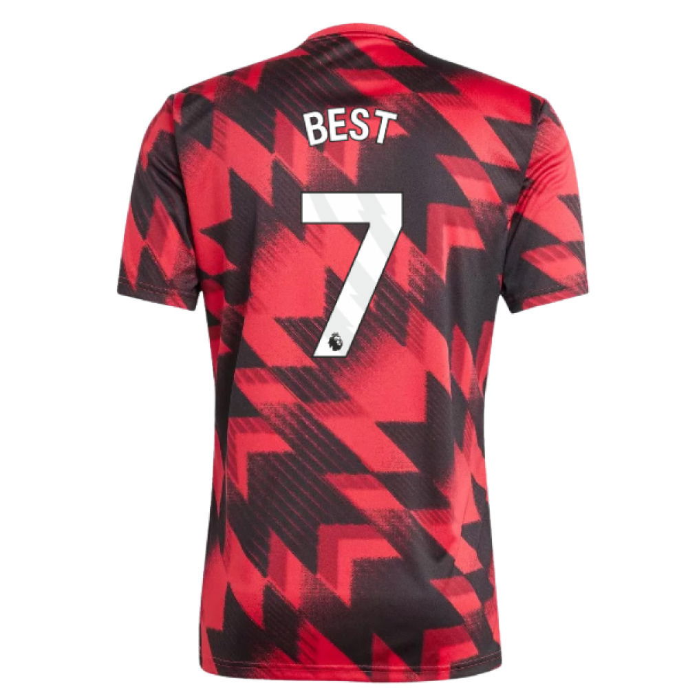 2025-2026 Man Utd Pre-Match Shirt (Red) (Best 7)