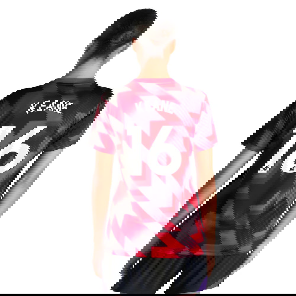 2025-2026 Man Utd Pre-Match Shirt (Red) - Womens (Keane 16)