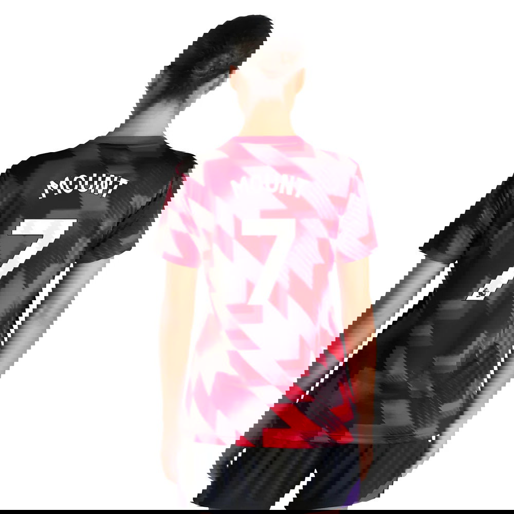 2025-2026 Man Utd Pre-Match Shirt (Red) - Womens (Mount 7)