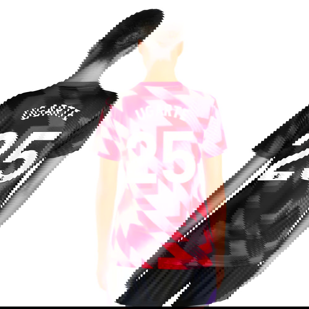 2025-2026 Man Utd Pre-Match Shirt (Red) - Womens (Ugarte 25)