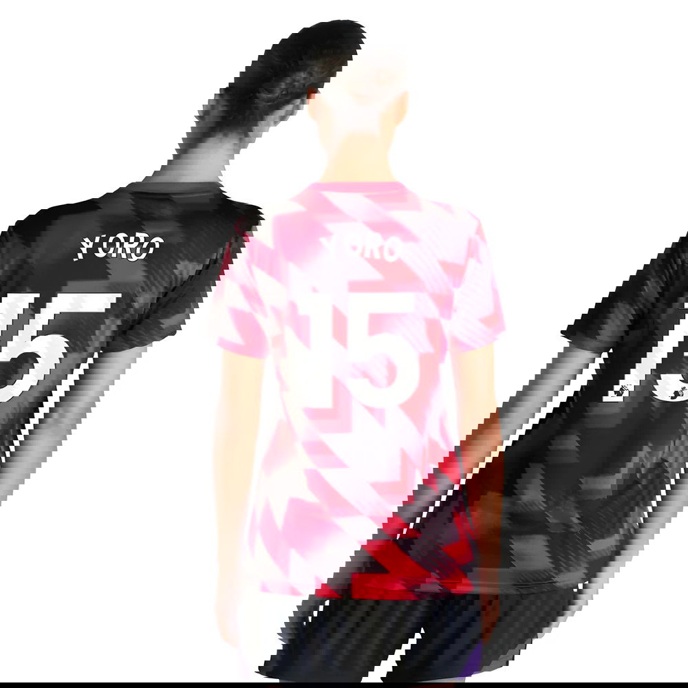 2025-2026 Man Utd Pre-Match Shirt (Red) - Womens (Yoro 15)