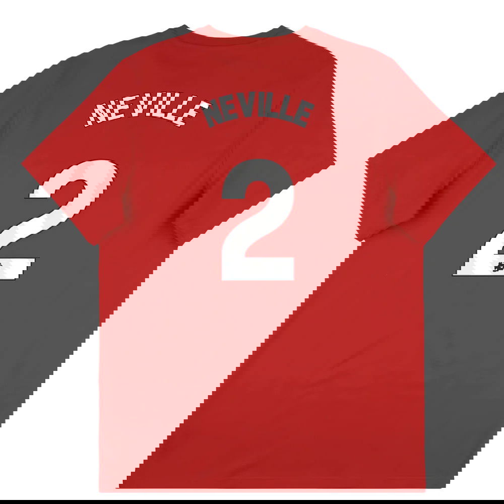 2025-2026 Man Utd Seasonal Graphic Tee (Red) (Neville 2)