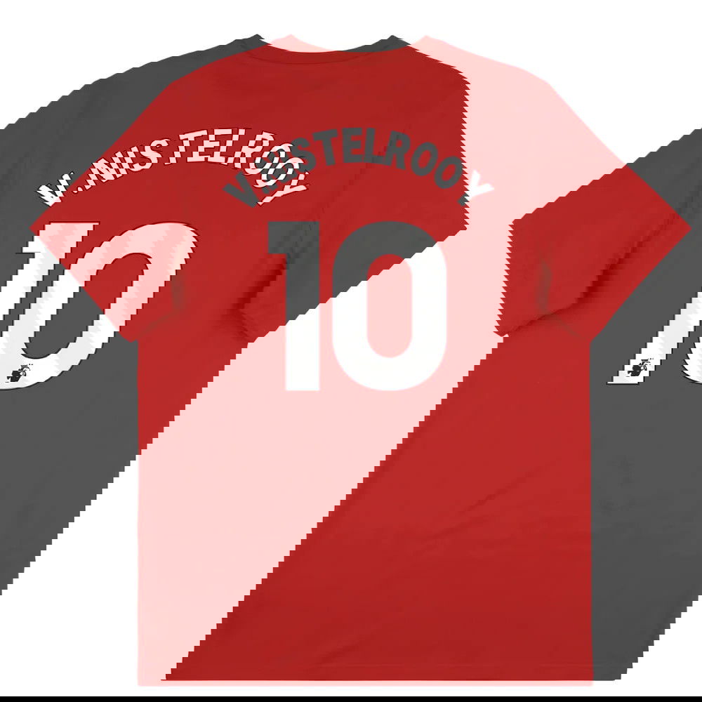 2025-2026 Man Utd Seasonal Graphic Tee (Red) (V.Nistelrooy 10)