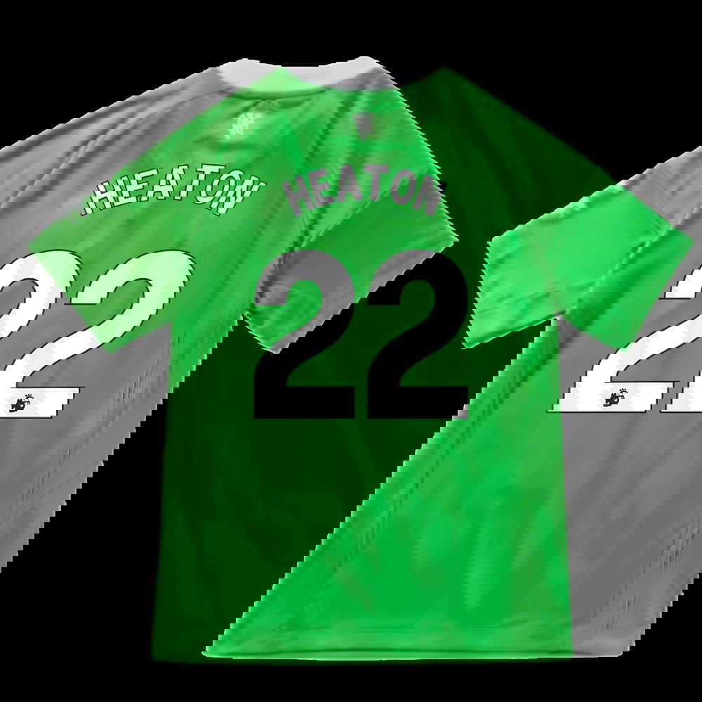 2025-2026 Man Utd Third Goalkeeper Shirt (Green) - Kids (Heaton 22)