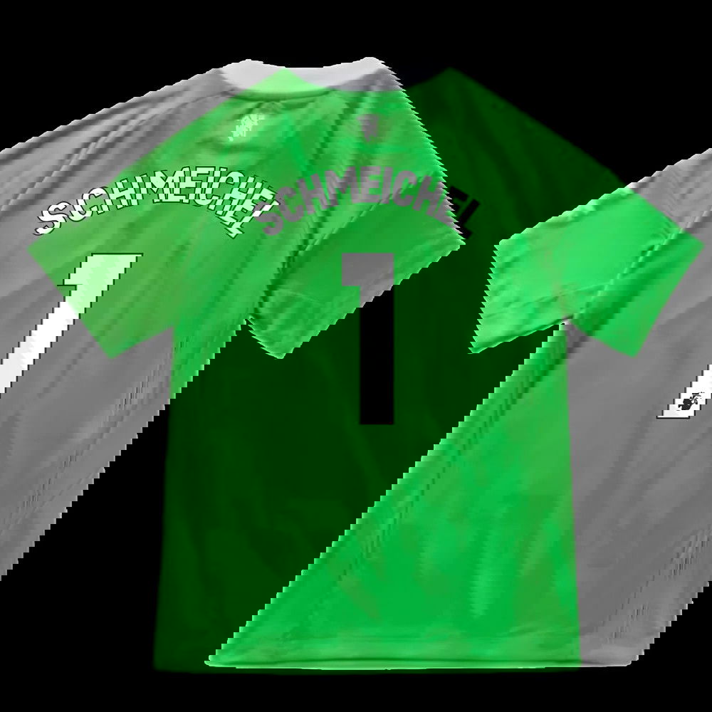 2025-2026 Man Utd Third Goalkeeper Shirt (Green) - Kids (Schmeichel 1)
